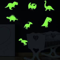 image-40x Glow In Dark Dinosaur Wall Room Decor Decal - Dinosaurs Art Boy Teen Kid Light Sticker Cool Boys Dino Glowing Vinyl Kids Decals Stickers