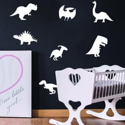 image-40x Glow In Dark Dinosaur Wall Room Decor Decal - Dinosaurs Art Boy Teen Kid Light Sticker Cool Boys Dino Glowing Vinyl Kids Decals Stickers