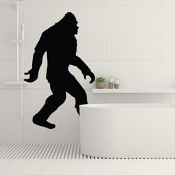 image-Big Foot Sasquatch Gifts Sticker - Funny Bigfoot Yeti Vinyl Wall Decal