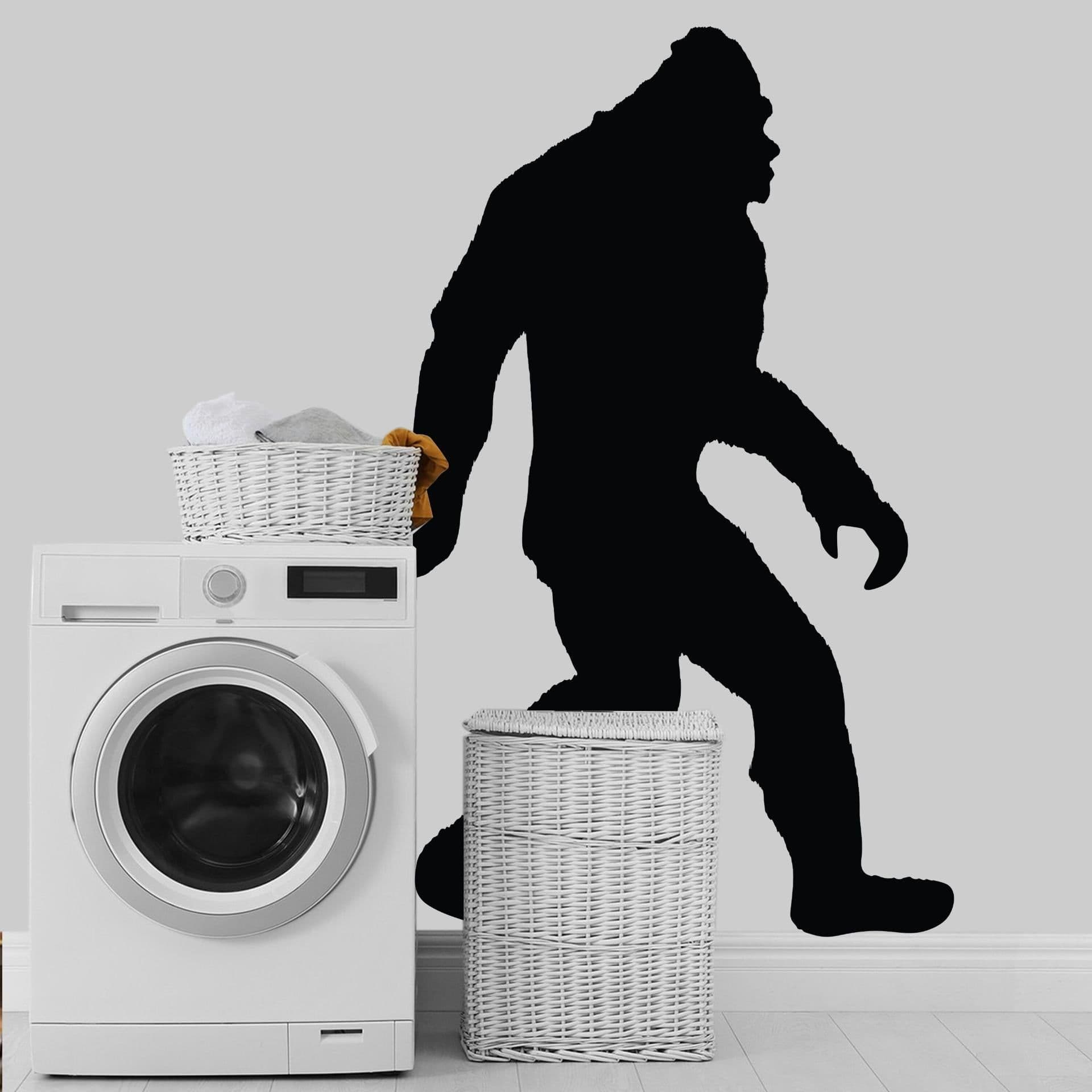 image-Big Foot Sasquatch Gifts Sticker - Funny Bigfoot Yeti Vinyl Wall Decal