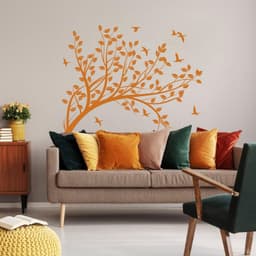 image-Branch Wall Tree Sticker Vinyl Decal - Bird Kids Room Decals