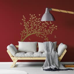 image-Branch Wall Tree Sticker Vinyl Decal - Bird Kids Room Decals