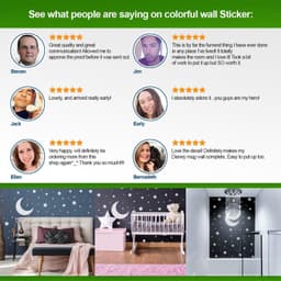 image-220x White Stars Wall Stickers - Moon Decor Vinyl Decals For Boy Girl Baby Nursery Kid Room