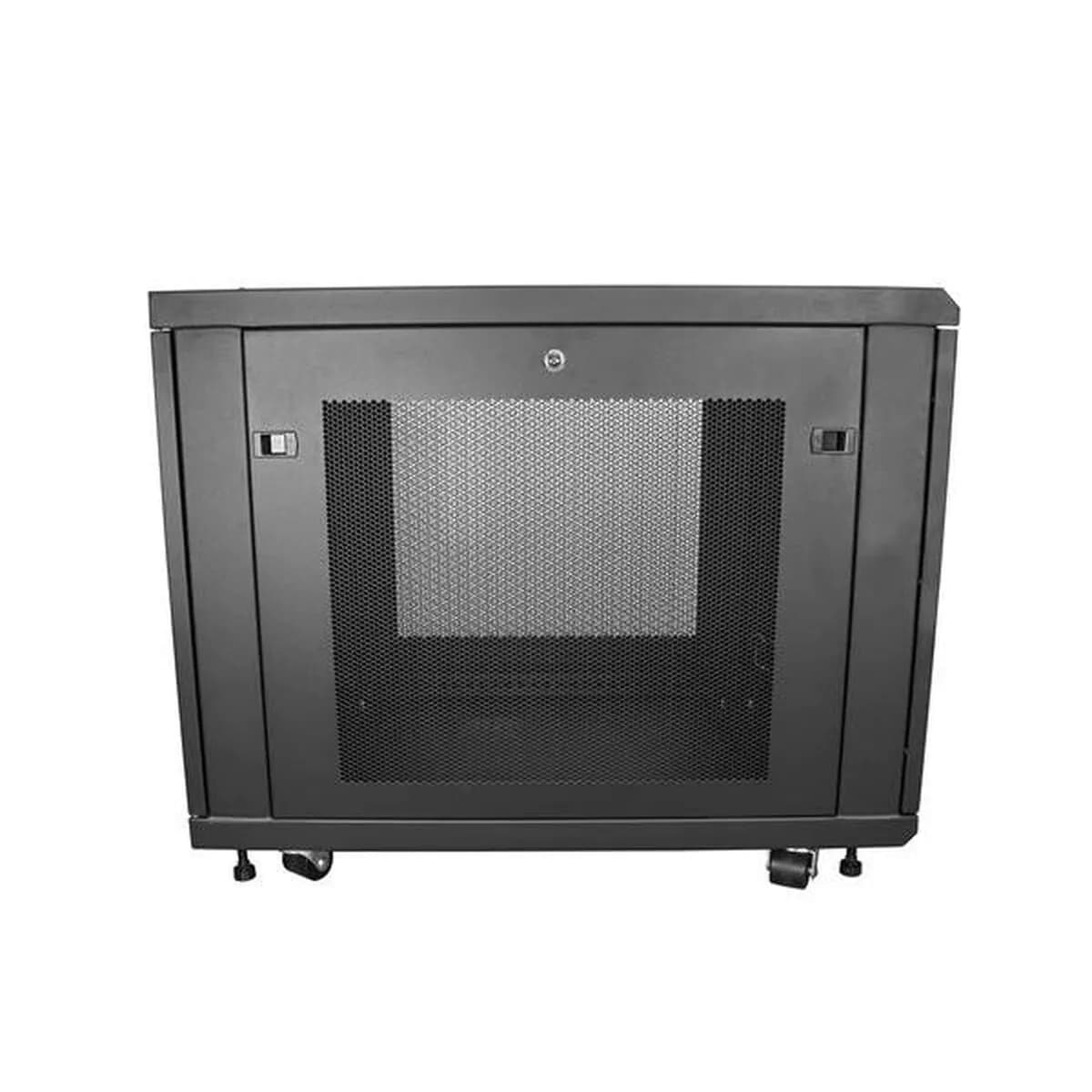 image-Wall-mounted Rack Cabinet Startech RK1233BKM