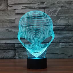 image-3D LED Martian Lamp - Colorful Touch USB