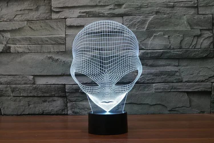 image-3D LED Martian Lamp - Colorful Touch USB