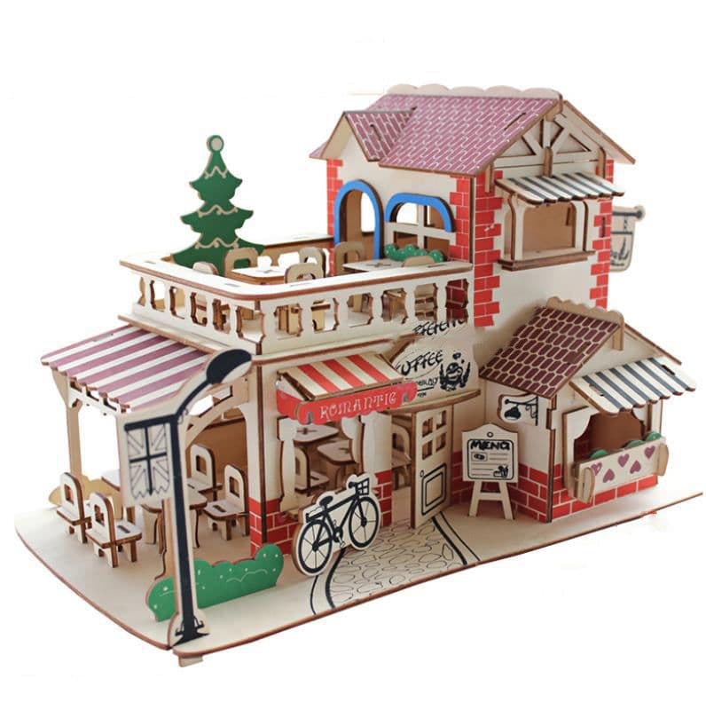 image-Decoration wooden puzzle