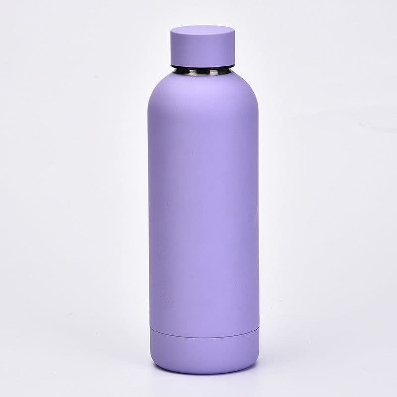 image-Portable Sports Water Cup Rubber Paint Insulation Cup
