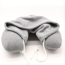 image-19 new factory direct Taobao explosion models hooded U-type nap cervical pillow micro-particle travel pillow wholesale custom