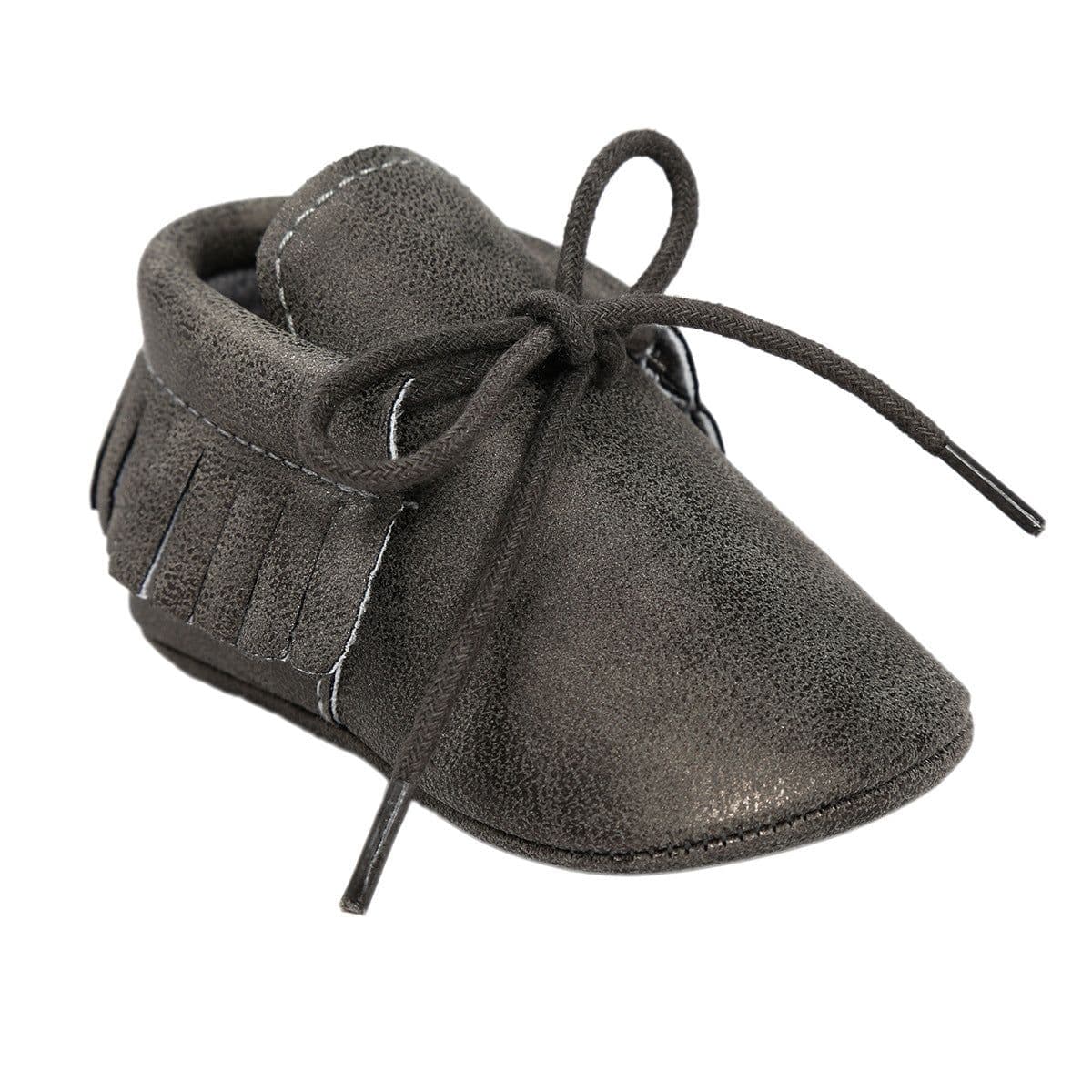 image-Same style for Xiaoqi! Multicolor leather texture soft bottom tassel toddler shoes baby shoes spring and autumn 1006