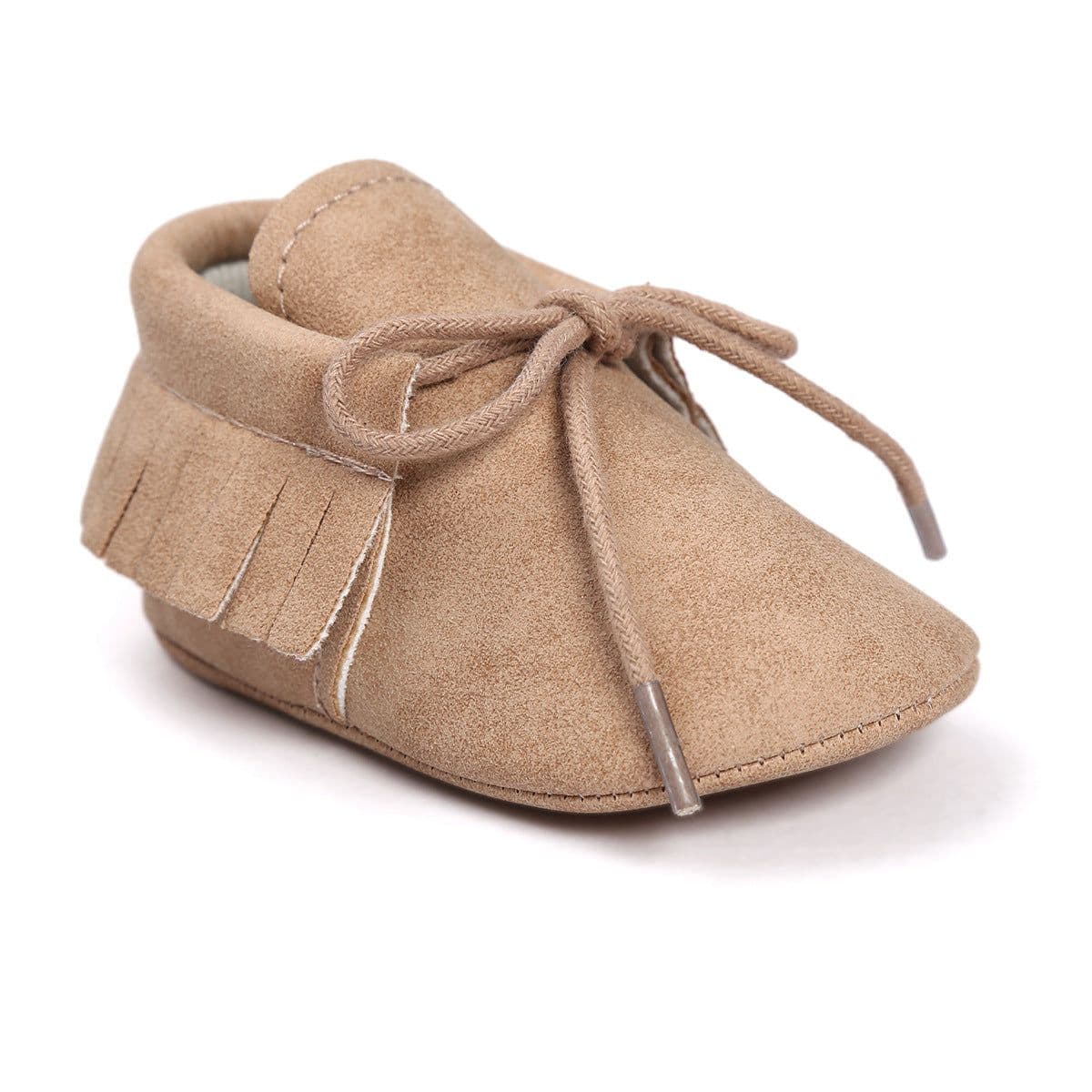 image-Same style for Xiaoqi! Multicolor leather texture soft bottom tassel toddler shoes baby shoes spring and autumn 1006