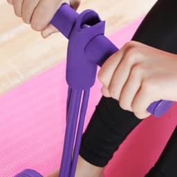 image-4 Tube Fitness Elastic Pull Rope Foot Pedal Body Slim Yoga Resistance Bands 4 Colors Workout Latex bands Fitness Equipment
