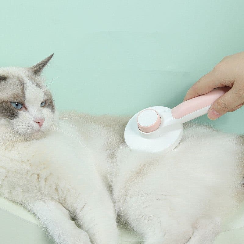 image-Round Handle Pet Passage Comb