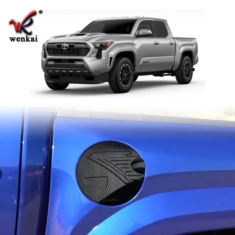 image-Car Fuel Tank Cap Cover Sticker for 2024 Toyota Tacoma Car Exterior Parts Car Accessories