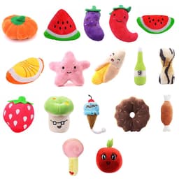 image-Gooddog, Dog, Plush Vocal Toys, Fruits, Cartoons, Pets, Cats, Toys, Pet Supplies