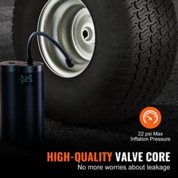 image-VEVOR Lawn Mower Tires with Rim, 20x8-8" Tubeless Tractor Tires, 2-Pack Tire and Wheel Assembly, S-Turf Pneumatic Tires with 3.5" Offset Hub and 3/4" Bushing Size, for Riding Mowers Lawn Tractors