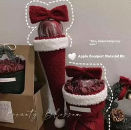 image-Christmas Gift Christmas Eve Single Bow Christmas Eve Fruit Bouquet