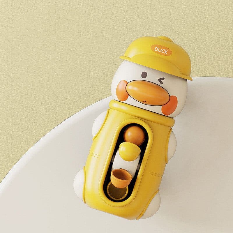 image-New Cute Duck Elephant Baby Shower Bath Toys Children Water Play Spinner With Suction Cup Waterwheel Games For Kid Bathroom