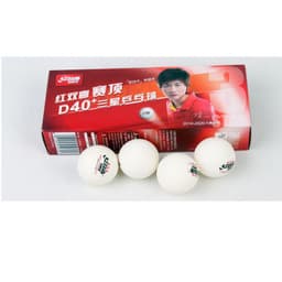 image-DHS 3-Star D40+ Table Tennis Balls (3 Star, New Material 3-Star Seamed ABS Balls) Plastic Poly Ping Pong Balls