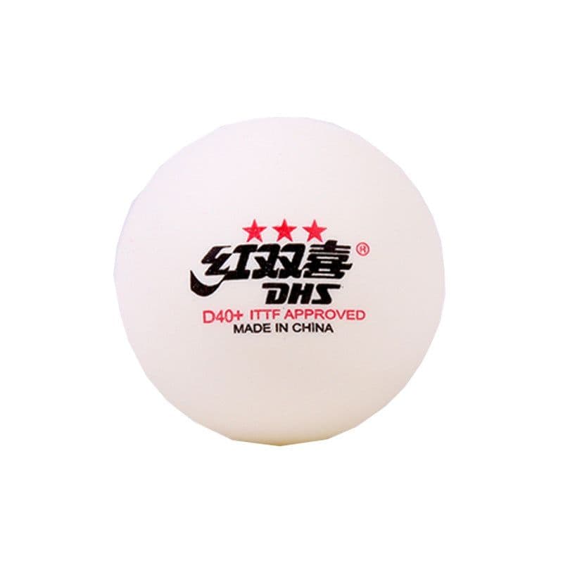 image-DHS 3-Star D40+ Table Tennis Balls (3 Star, New Material 3-Star Seamed ABS Balls) Plastic Poly Ping Pong Balls