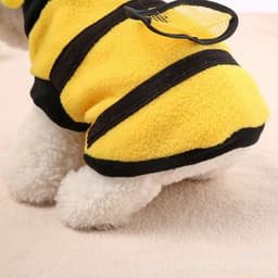 image-Pet Clothing Bee Outfit Fleece - Size 18 Yellow