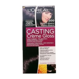 image-Dye No Ammonia Casting Creme Gloss L'Oreal Make Up Casting Creme Gloss Ebony Black 180 ml