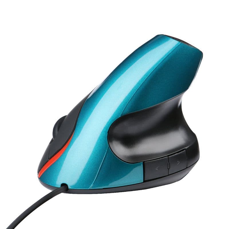 image-USB Photoelectric Vertical Ergonomic Mouse 5 Button Wired Upright