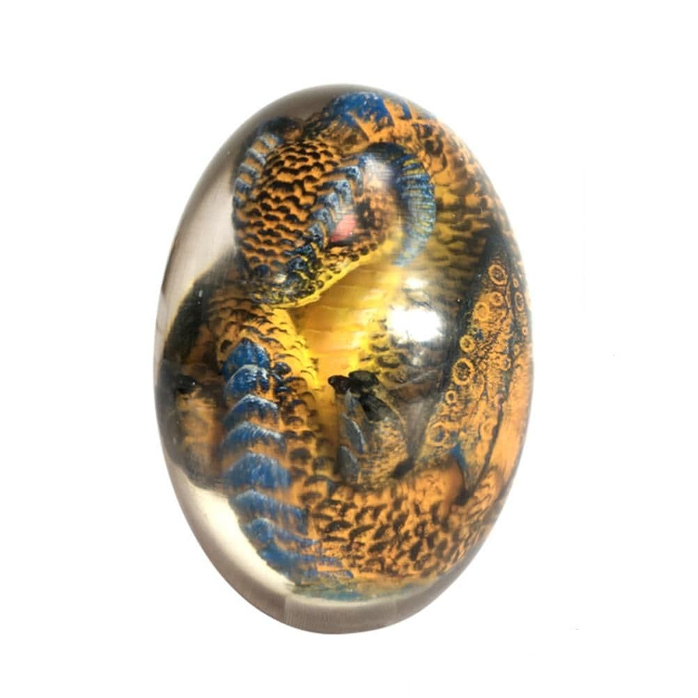 image-LED Lava Dragon Egg Ornamental Collection Decor Dinosaur Egg
