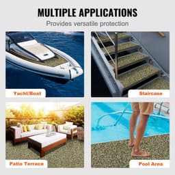 image-VEVOR Boat Flooring, EVA Foam Boat Decking 94.5" x 23.6", Non-Slip Self-Adhesive Flooring, 31.1sq.ft 2 Rolls of Marine Carpet for Boats, Yacht, Pontoon, Kayak Decking
