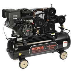 image-VEVOR 15HP Gas Powered Air Compressor, 30 Gallon Horizontal Air Compressor Tank, 33CFM@115PSI Gas Driven Piston Pump Air Compressed System with 115PSI Max Pressure for Construction Sites Workshop