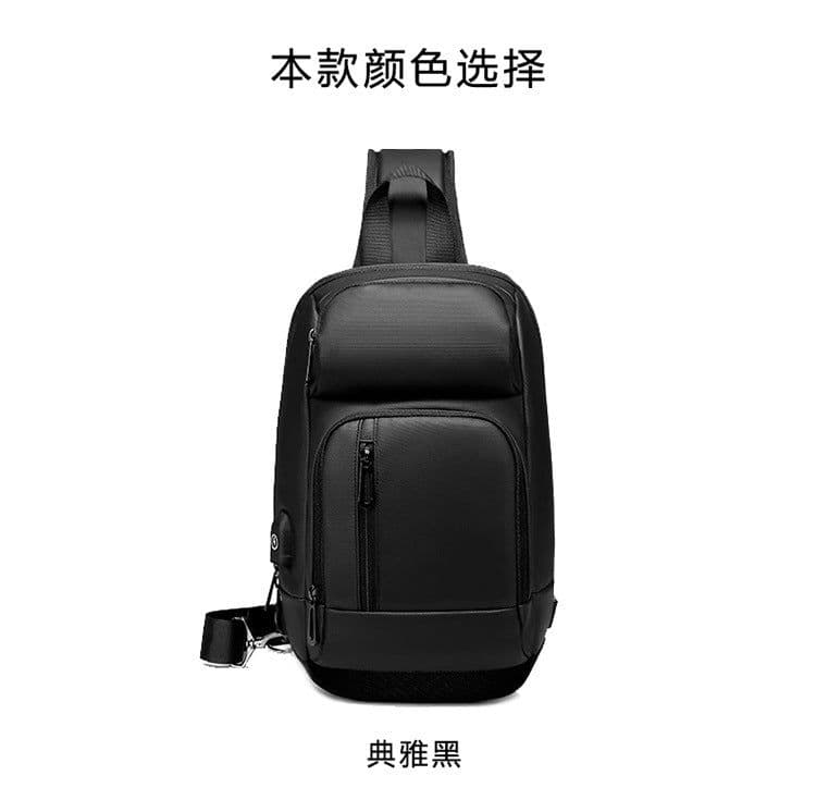 image-2019 trend models outdoor leisure shoulder bag travel Messenger bag custom boutique fashion men's chest bag