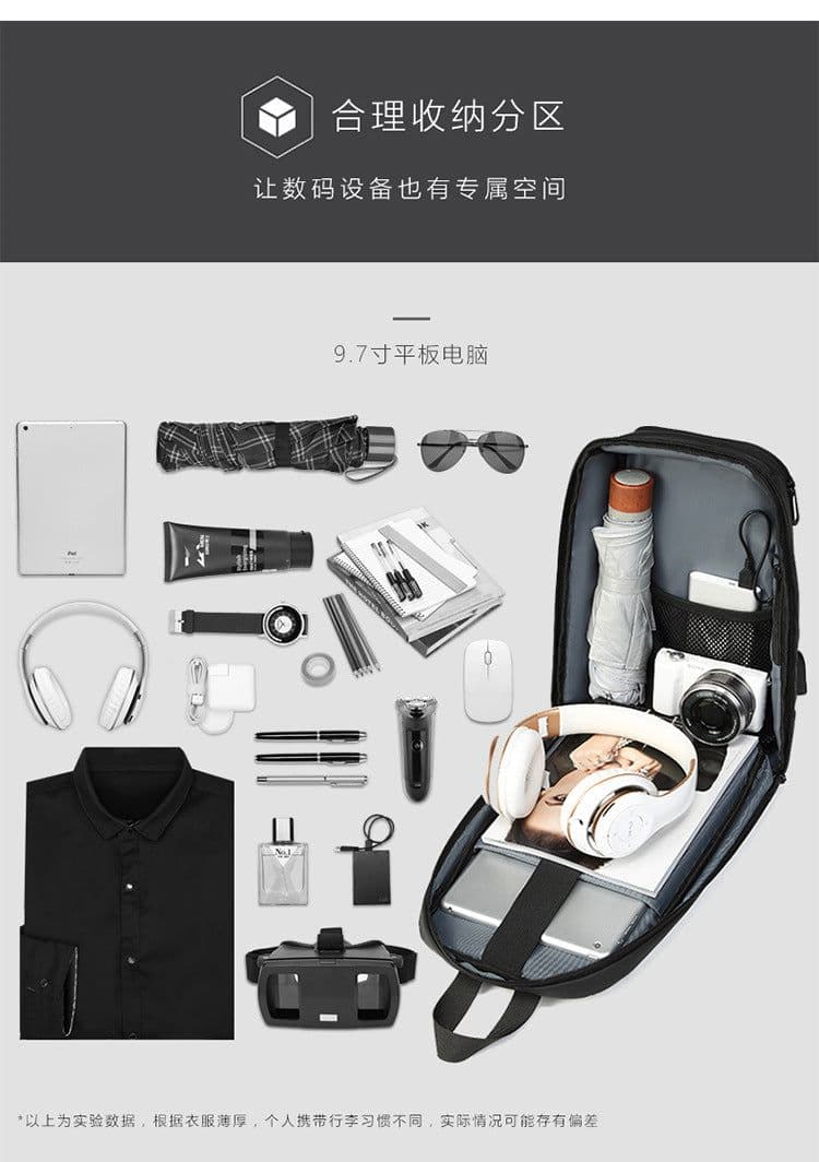 image-2019 trend models outdoor leisure shoulder bag travel Messenger bag custom boutique fashion men's chest bag