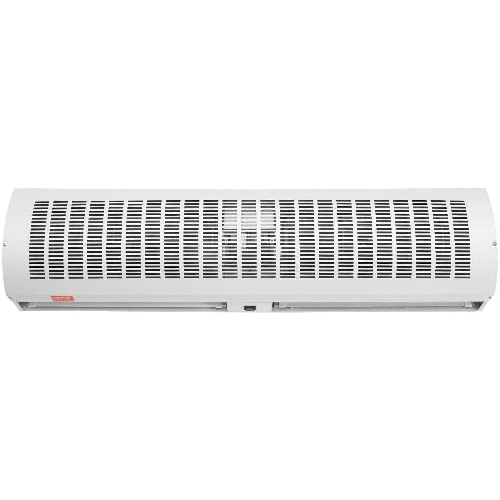 image-VEVOR 48" Commercial Indoor Air Curtain Super Power 2 Speeds 1650CFM, Wall Mounted Air Curtains for Doors, Indoor Over Door Fan with Heavy Duty Limit Switch, Easy-Install 110V Unheated