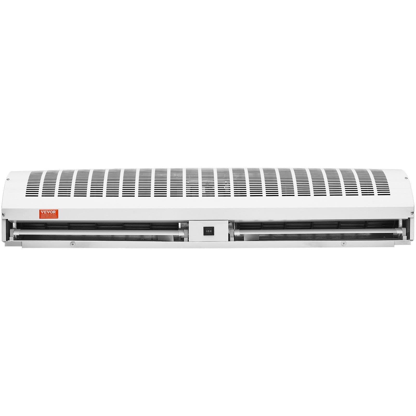 image-VEVOR 48" Commercial Indoor Air Curtain Super Power 2 Speeds 1650CFM, Wall Mounted Air Curtains for Doors, Indoor Over Door Fan with Heavy Duty Limit Switch, Easy-Install 110V Unheated