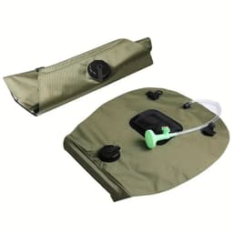 image-5 Gallon Solar Heated Camping Shower Bag - Portable Bath Bag