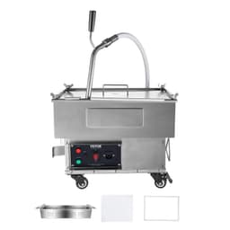 image-VEVOR Portable Oil Filtering Unit, 18L Capacity, 10 L/min Filtering Speed, Equipped with Swivel Casters and Oil Hose, Ideal for Fast Food Venues