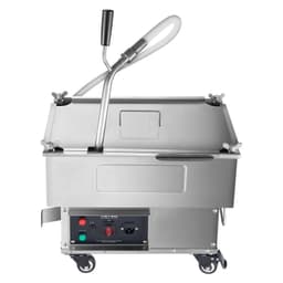 image-VEVOR Portable Oil Filtering Unit, 18L Capacity, 10 L/min Filtering Speed, Equipped with Swivel Casters and Oil Hose, Ideal for Fast Food Venues