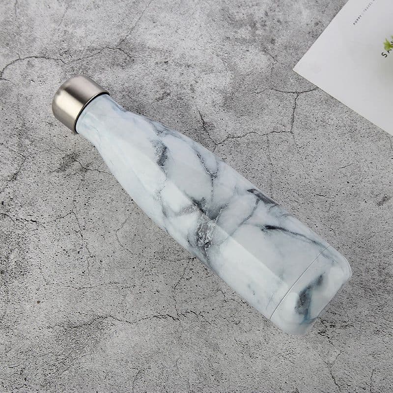image-Cross-border electroplated Coke bottle stainless steel thermos cup vacuum double-layer fashion outdoor sports water cup creative formulation