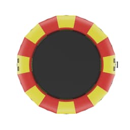 image-VEVOR Inflatable Water Bouncer, 17ft Recreational Water Trampoline, Portable Bounce Swim Platform with 5-Step Ladder & Electric Air Pump, Kids Adults Floating Rebounder for Pool, Lake, Water Sports