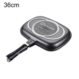 image-Double side frying pan non stick pan
