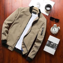 image-Jacket Casual Jacket Men's Baseball Uniform Youth Trend