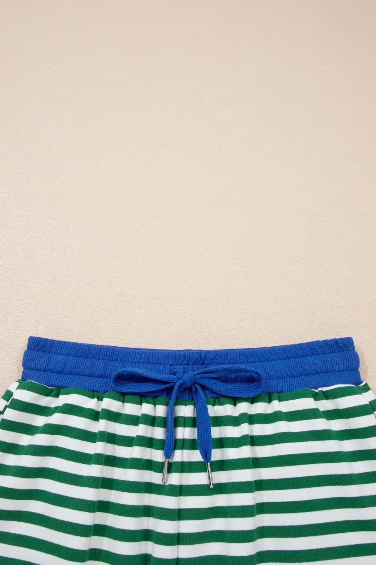 image-Delaney Casual Terry 2-Piece Short and T-Shirt Set - Cotton