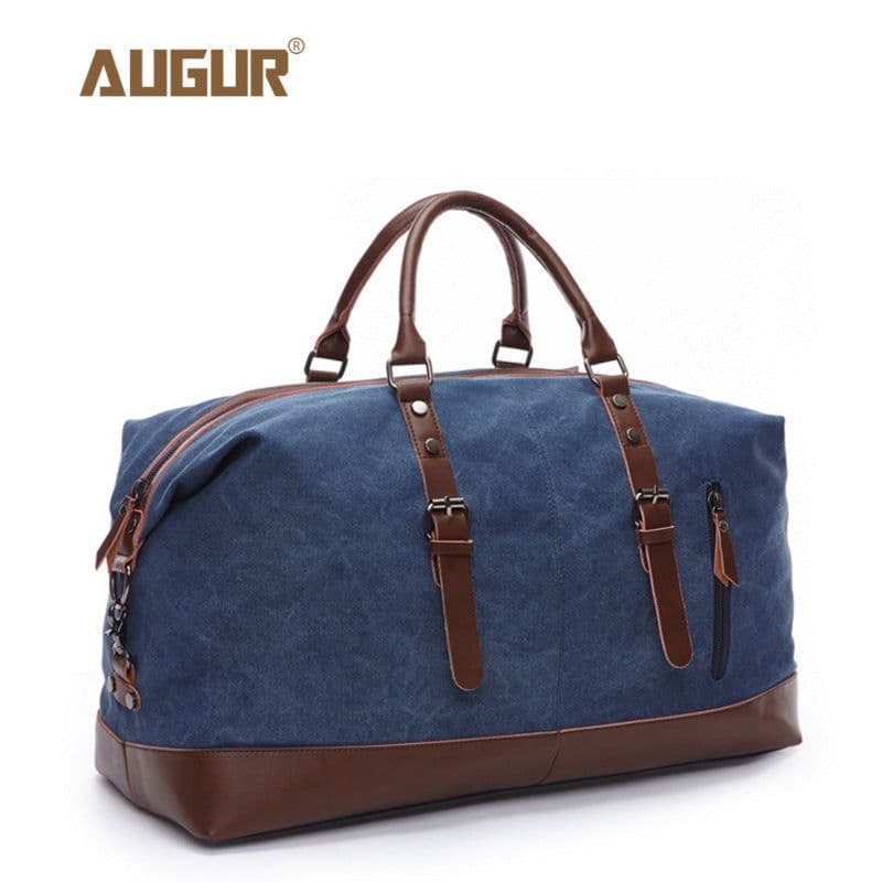 image-AUGUR Canvas Travel Bag 20-35L Army Green