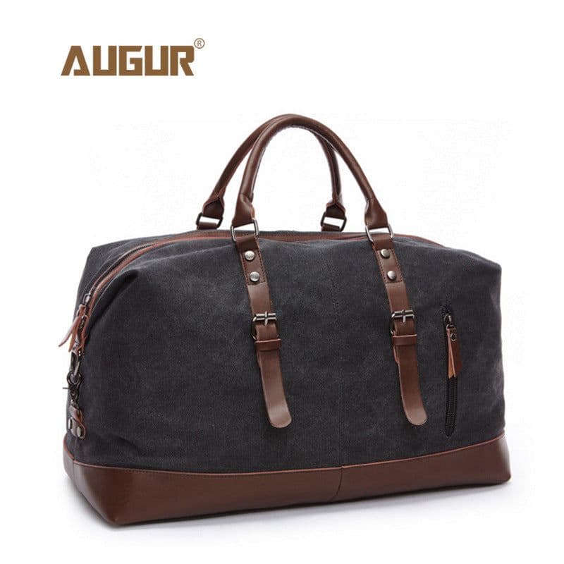image-AUGUR Canvas Travel Bag 20-35L Army Green