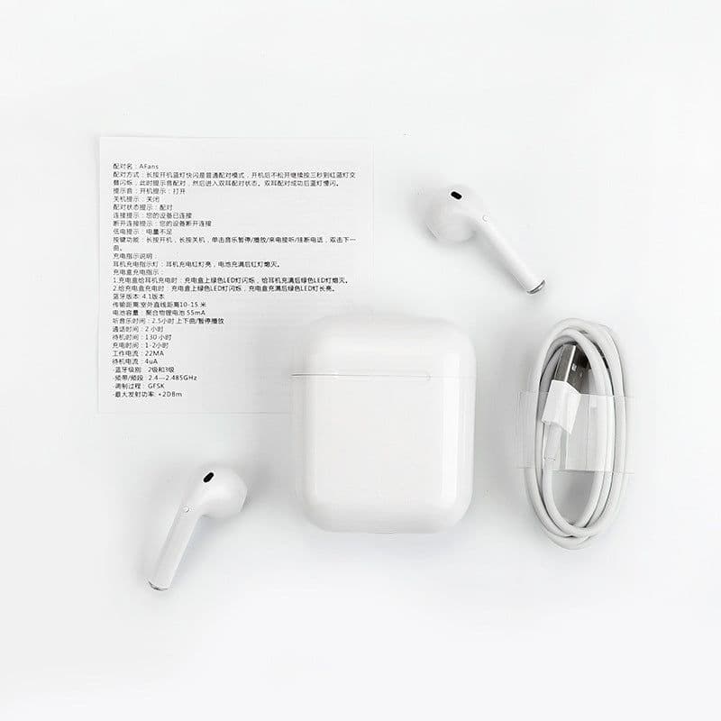 image-Bluetooth Headset Headphones Sports Bluetooth Headset In-Ear Headphones 4.2 Two-ear I7S Bluetooth Headset