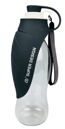 image-Pet dog accompanying cups out supplies outdoor feeding water drinker portable leaves kettle leaves water bottle