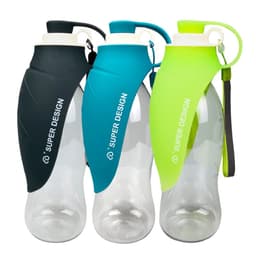 image-Pet dog accompanying cups out supplies outdoor feeding water drinker portable leaves kettle leaves water bottle