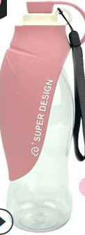 image-Pet dog accompanying cups out supplies outdoor feeding water drinker portable leaves kettle leaves water bottle