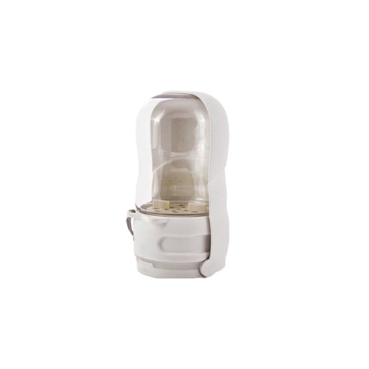 image-New Pet Outdoor Tableware Folding Portable Dog Drinking Cup Split-type Dog Food Integrated Water Fountain Pet Products