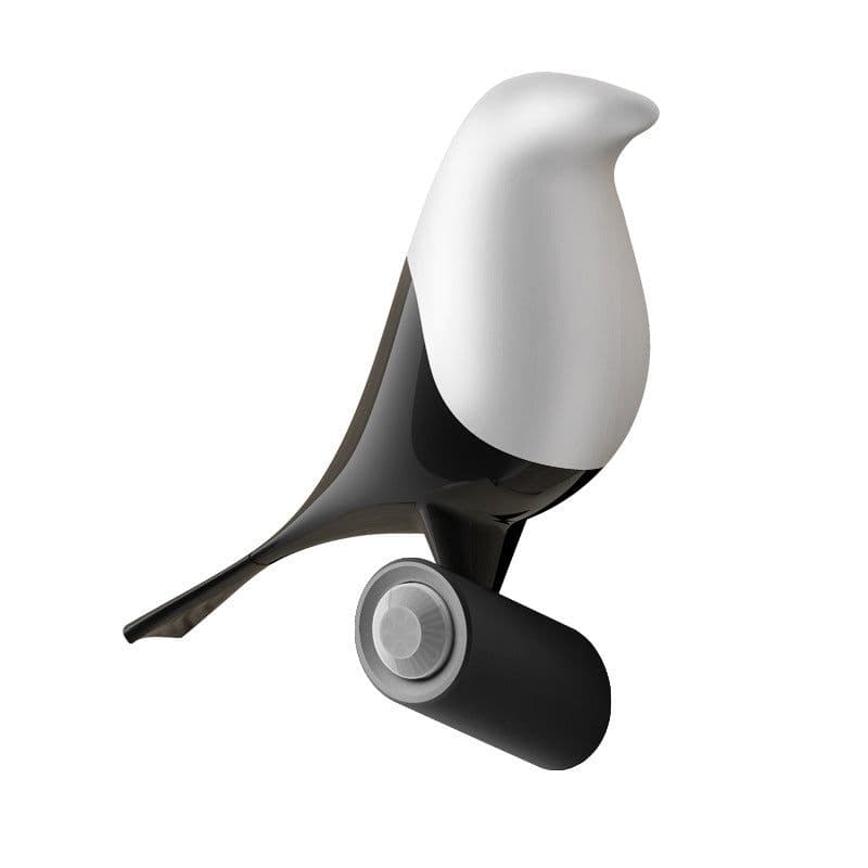 image-Happy stalk magpie bird human body intelligent induction led night light rechargeable balance wall lamp wardrobe table lamp